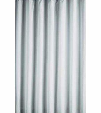ColourMatch Plain Shower Curtain - Super White
