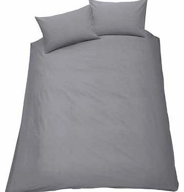 ColourMatch Smoke Grey Bedding Set - Double