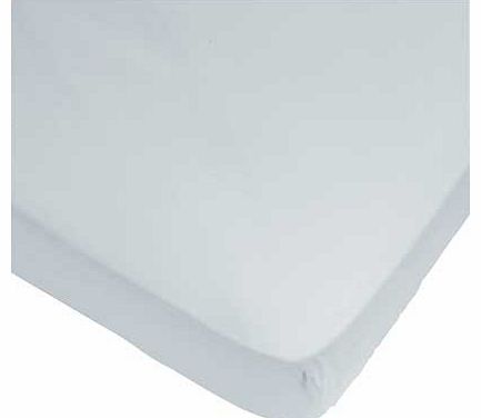 ColourMatch Super White Fitted Sheet-Superking