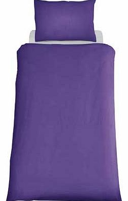 ColourMatch True Purple Bedding Set - Single