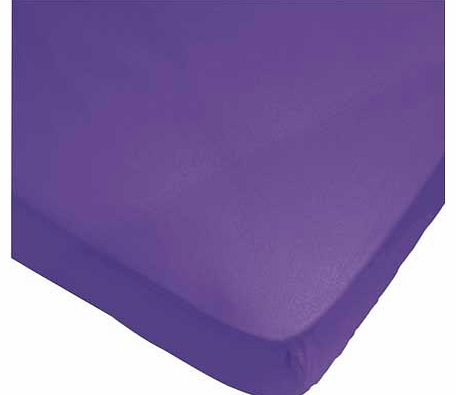 True Purple Fitted Sheet - Kingsize