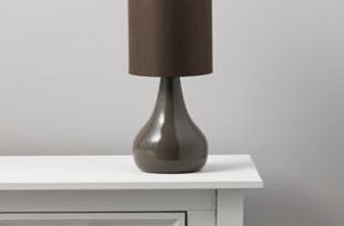 Colours Ariel Chocolate Table Lamp