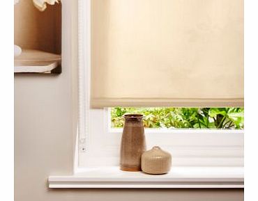 Cream & Ecru Roller Blind (L)1.6m (W)600mm