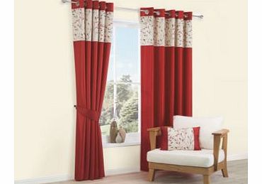 Jessiy Eyelet Curtains (W)1.17m (L)1.37m