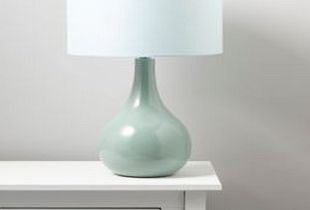 Colours Portia Duck Egg Blue Table Lamp