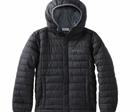 Columbia Boys Powder Lite Puffer Jacket - Black, X-Small