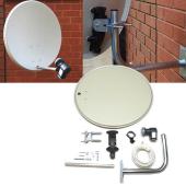 60cm Satellite Dish Kit With Wall Mount
