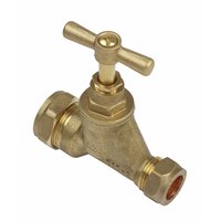 COMAP Brass Poly Stop Cock 15mm x 20mm
