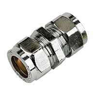 COMAP Chrome Straight Coupling 15mm