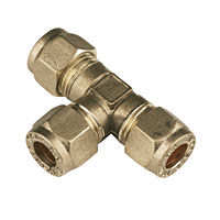 COMAP Compression Fitting 8mm Equal Tee Pack of 10