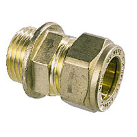 COMAP Male Iron Coupler Compression Fitting 22mm x 1andquot;