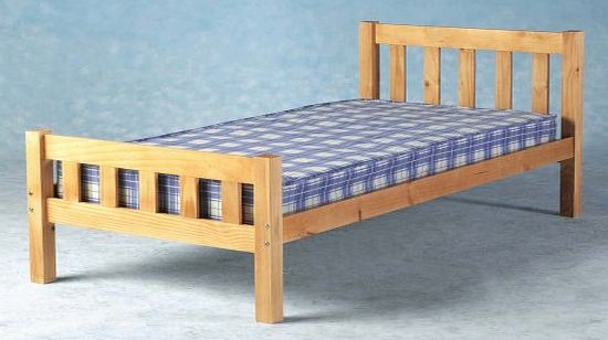 Comfy Living 3ft (90cm) Single Carlow Wooden Bed Frame