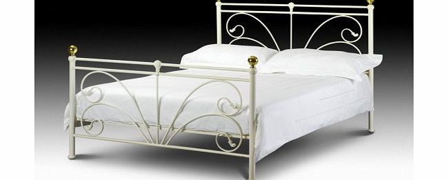 Comfy Living 4ft6 (135cm) Double Cadiz Metal Bed Frame