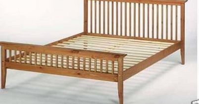 Comfy Living 4ft6 (135cm) Double Shaker Wooden Bed Frame