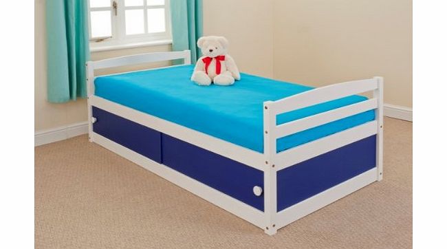 Comfy Living KIDS STORAGE BED BLUE amp; TANYA MATTRESS