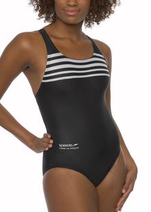 stripe medalist swimsuit
