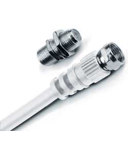 Commtel 10m Satellite Extension Lead White