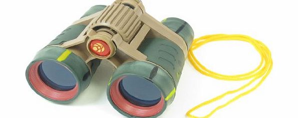 COMO Children Kid Army Green Foldable 3X Binocular Telescope Toy