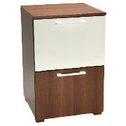 High Gloss Filer, Walnut & White