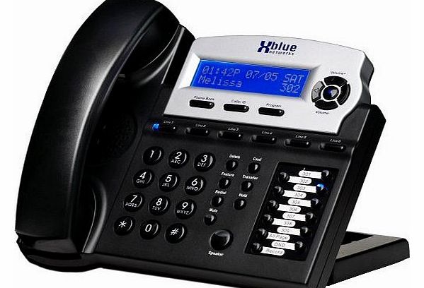 COMP4U Xblue X16 Small Office Phone System 6 Line Digital Speakerphone (XB1670-00, Charcoal)
