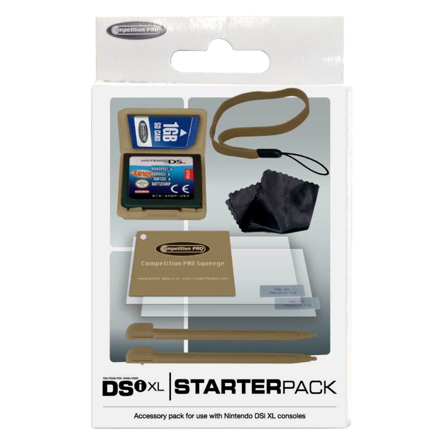 Competition Pro Starter Pack Brown DSi XL