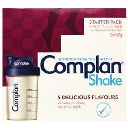 Complan Shake Starter Pack (5 Sachets 1 Shaker)