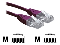 COMPUTER GEAR 1.5m RJ45 to RJ45 CAT 6 stranded network cable PURPLE