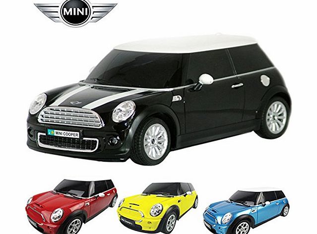 Comtech Official Licensed CM-2101 1:14 Mini Cooper S Radio Controlled RC Electric Car Ready To Run EP RTR - Red / Blue / Black / Yellow (Red)