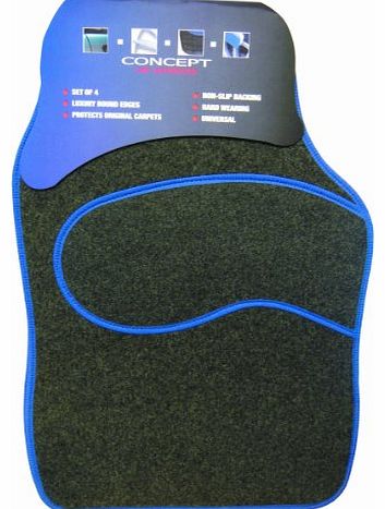 Concept M702 Carpet Mats - Blue (4 Pieces)