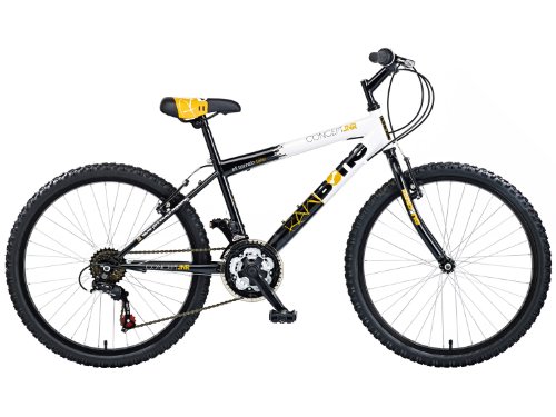 Rawbone Boys Mountain Bike 24`` Wheel 18 Speed