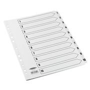 Concord 1-10 Mylar Clear Index