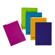 A4 Brights Capacity Square Cut Folders
