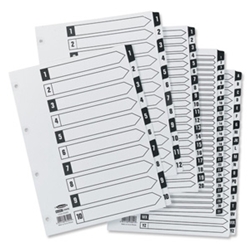 Concord Black and White Indexes 1-20