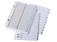 Concord CS22 A4 Classic white card dividers,