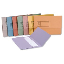 Document Wallet 300gsm 38mm Foolscap Red