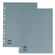 Concord Metallic Polypropylene Index Divider