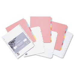 Concord Punched Pocket Subject Dividers Extra