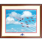 Concorde Signed Photo With Red Arrows