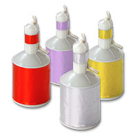 Confetti 25 mixed party poppers