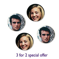 Confetti 3 for 2 circle photographic personalised confetti