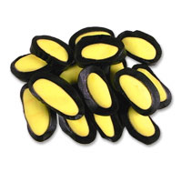 Banana liquorice cutz 375g