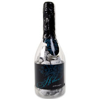 Confetti Black and white bottle poppers pk 20