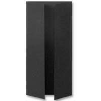 Confetti Black DL wardrobe fold outer jacket W104 x H210mm folded pk 10