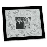 Black signing frame