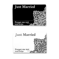 Confetti Black/white lace j.married seed strips (x10)