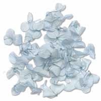Blue hydrangea ribbon handle petal bag