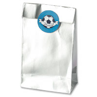 Confetti Boys football favour bag pk 10