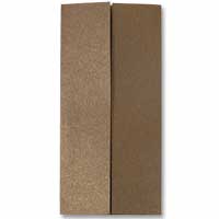 Confetti Bronze pearl DL wardrobe fold outer jacket W104 x H210mm folded. pk of 10