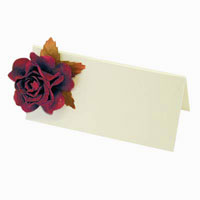 Confetti burgundy paper roses