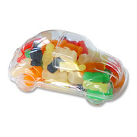 Confetti car shaped favour box-pack of 4